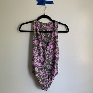 Aila Blue Lalaboo Racerback One Piece Bikini